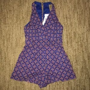 **NEVER WORN** Vibrant blue romper